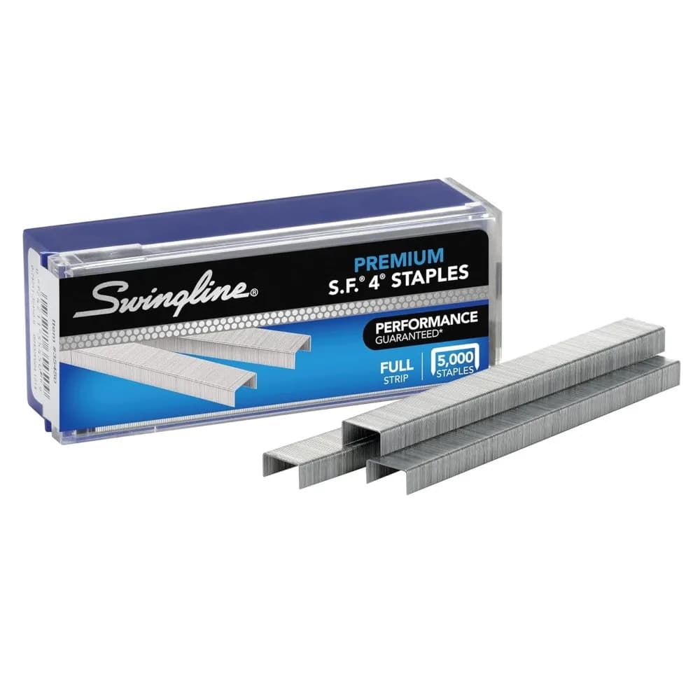 Staples for Desktop Staplers, 1/4" Length, 210/Strip, 5000/Box