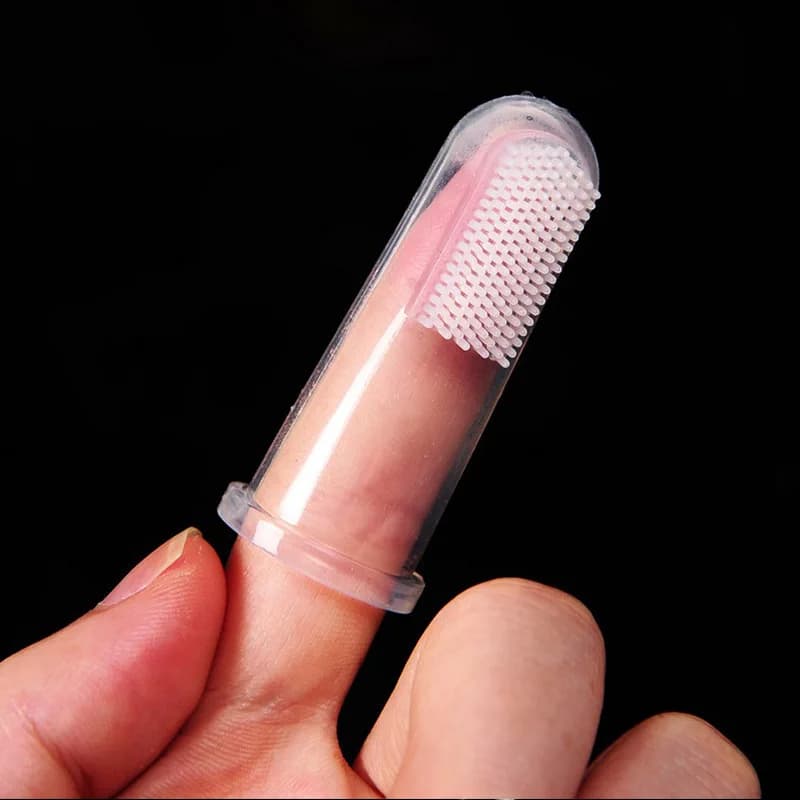 Morbido Pet Dog Finger spazzolino da denti spazzola per cani alito cattivo tartaro strumento per denti accessori per cani forniture per la pulizia prodotti per animali domestici per cani