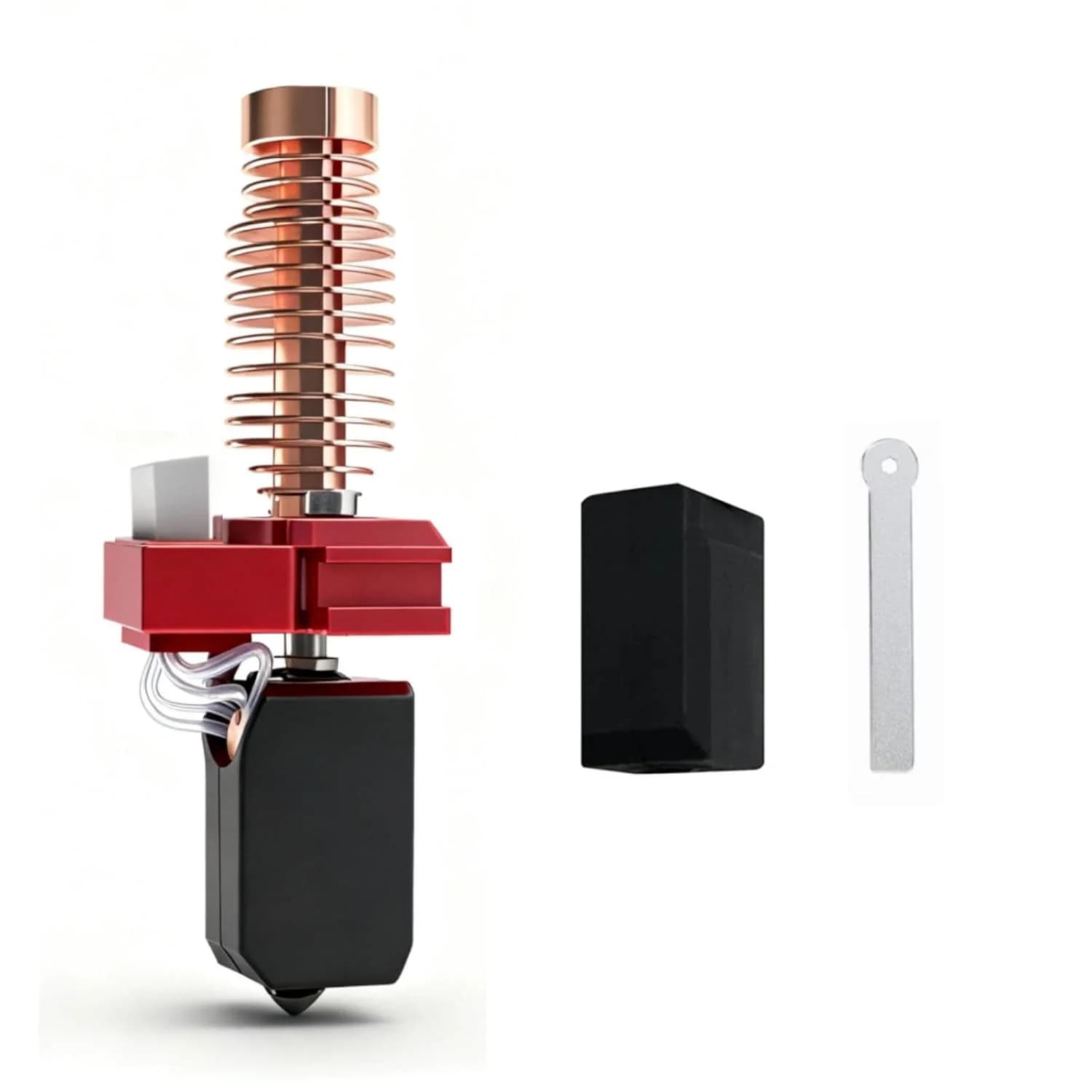 Ugello in ceramica 2.0 di aggiornamento da 0,4 mm per Flashforge Adventurer 5/5M Pro Hotend Kit Ugello temprato AD5M AD5M Pro Testina di stampa