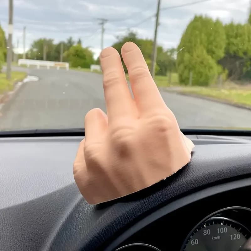Decorazione interna per auto pigra con stampa 3D, lancette pigre che ondeggiano, pendenti divertenti per parti di automobili, scherzi, accessori per auto umoristici