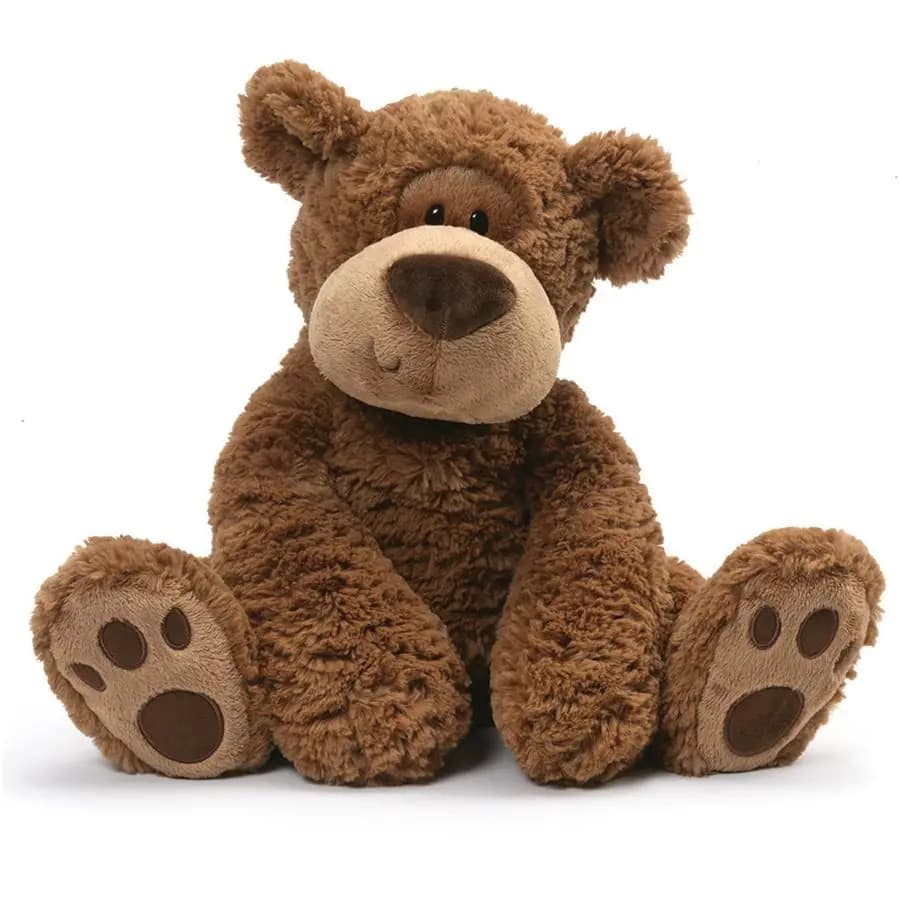 Orsacchiotto Grahm, peluche premium per bambini da 1 anno in su, marrone, 18