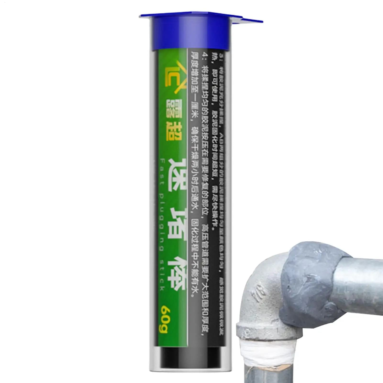 Sticks di Stucco Epossidico Adesivo Permanente Multiuso per Riparazioni Rapide di Perdite su Ceramica, Acrilico, Metallo e Pietra