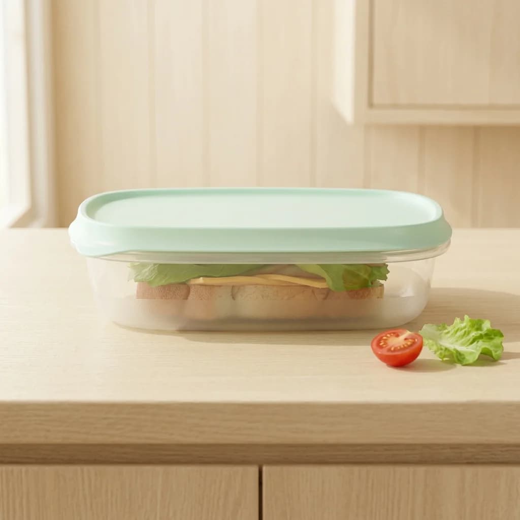 2026 New 3 Pack 24oz Square Food Storage Containers With Mint Green Leakproof Lids, Universal Lids Fit Multiple Sizes Clear Plastic Food Holders For Meal Prep, Leftover & Snack Storage, Usable With Microwave, Dishwasher And Freezer