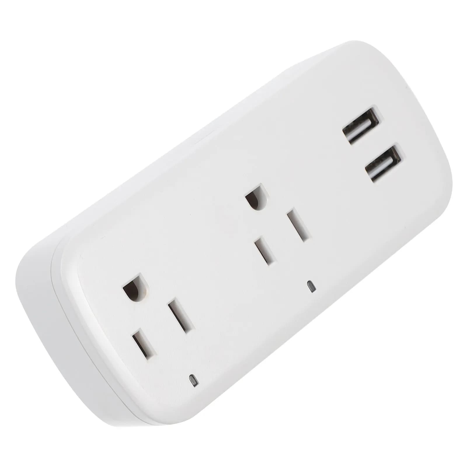 Presa di Corrente WiFi Wireless con Porte USB per Ricarica, Controllo Tramite App Mobile, Compatibile con Smart Home