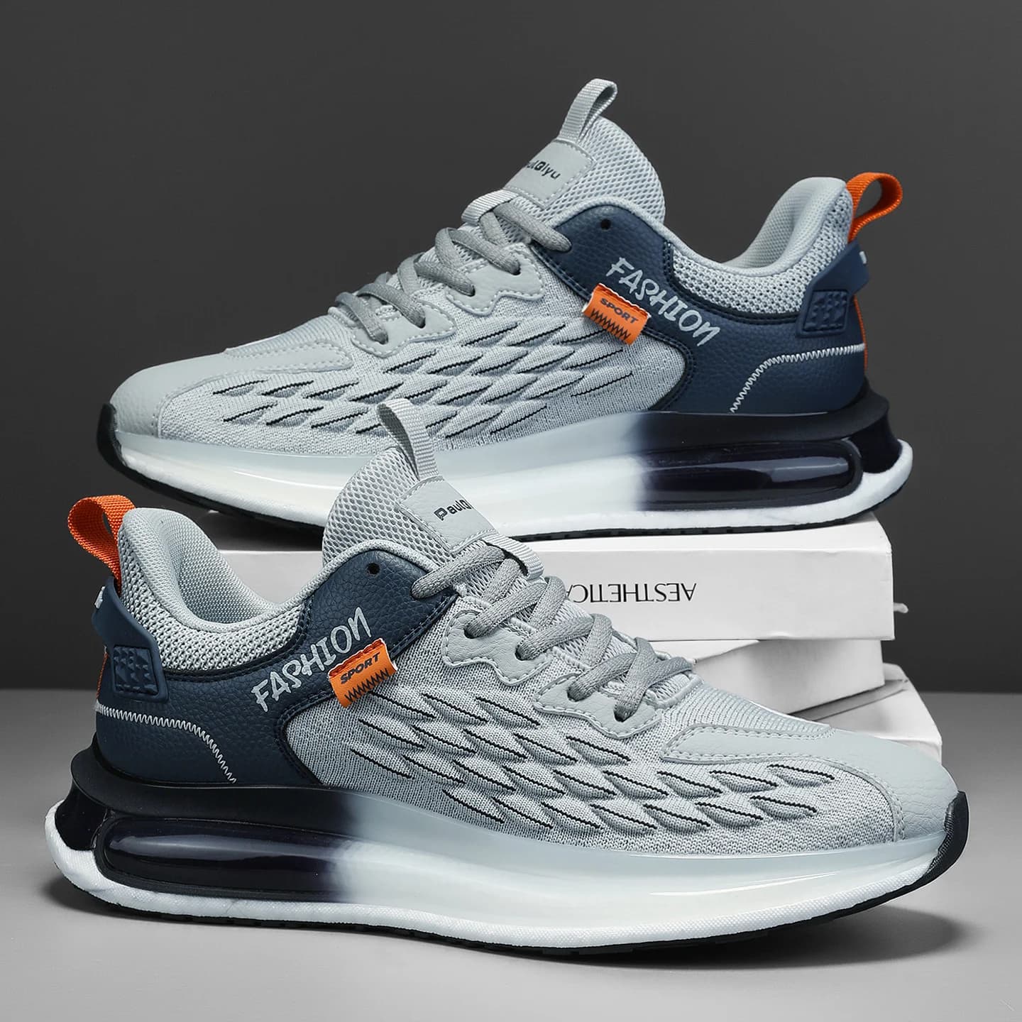 Men's Shoes Black Outdoor Mesh Walking Shoes Lightweight and Breathable Sports Shoes Fashionable Men's Casual Shoes Running Shoes