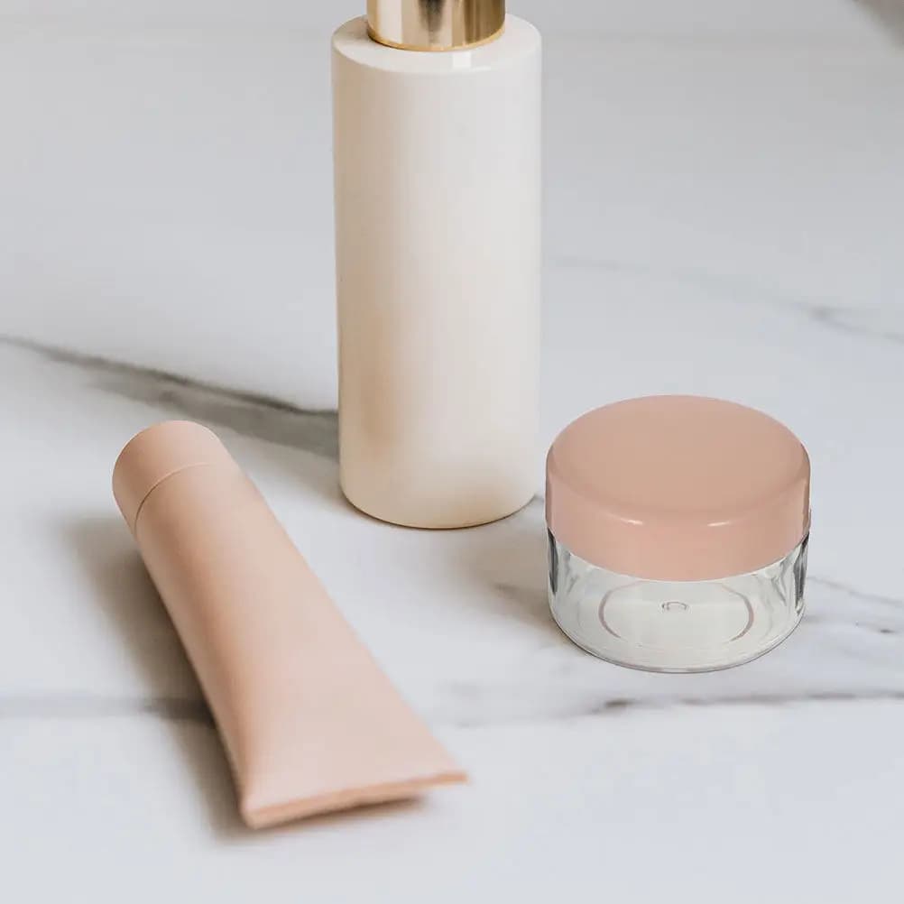 20 contenitori multiuso per crema viso, lozione per il corpo, crema idratante, crema per gli occhi, balsamo per le labbra, a prova di perdite, portatili, da viaggio, per la cura della pelle