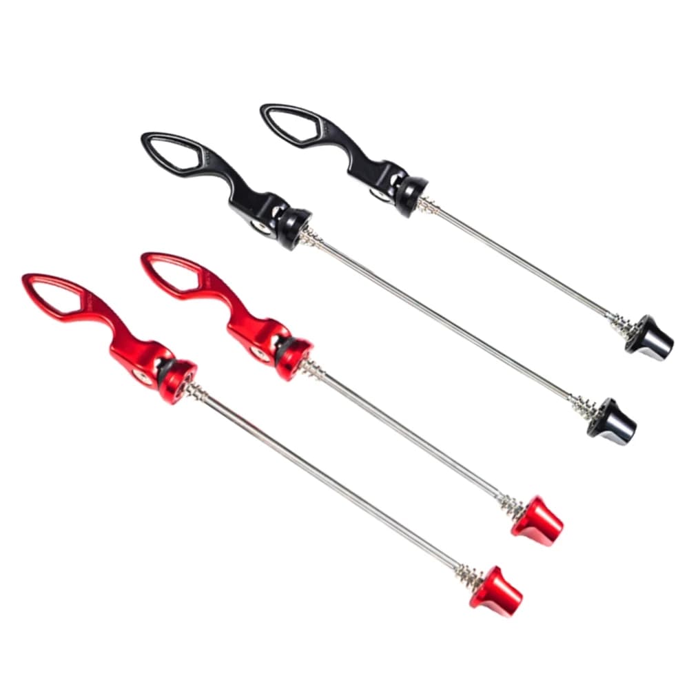 Set di spiedini a sgancio rapido CNC per ruote mozzo anteriore posteriore QR in lega di alluminio 100/130/135mm assi adatti per parti di biciclette MTB da strada