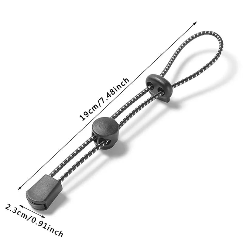 2/4/6pcs Elastic Rope Adjustable Backpack Walking Stick Holder Trekking Hiking Pole Fixing Tie Cord Rope Mountaineering Buckle