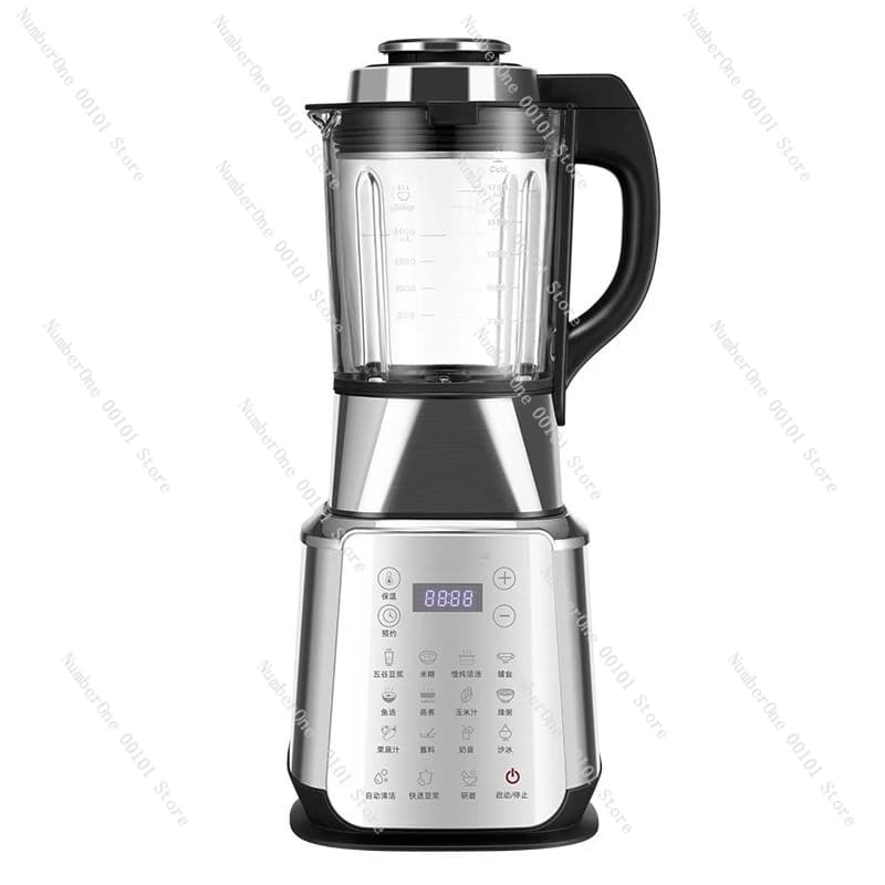 Frullatore Riscaldante in Acciaio Inox 110V, Macchina per Latte di Soia e Spremiagrumi per Uso Domestico