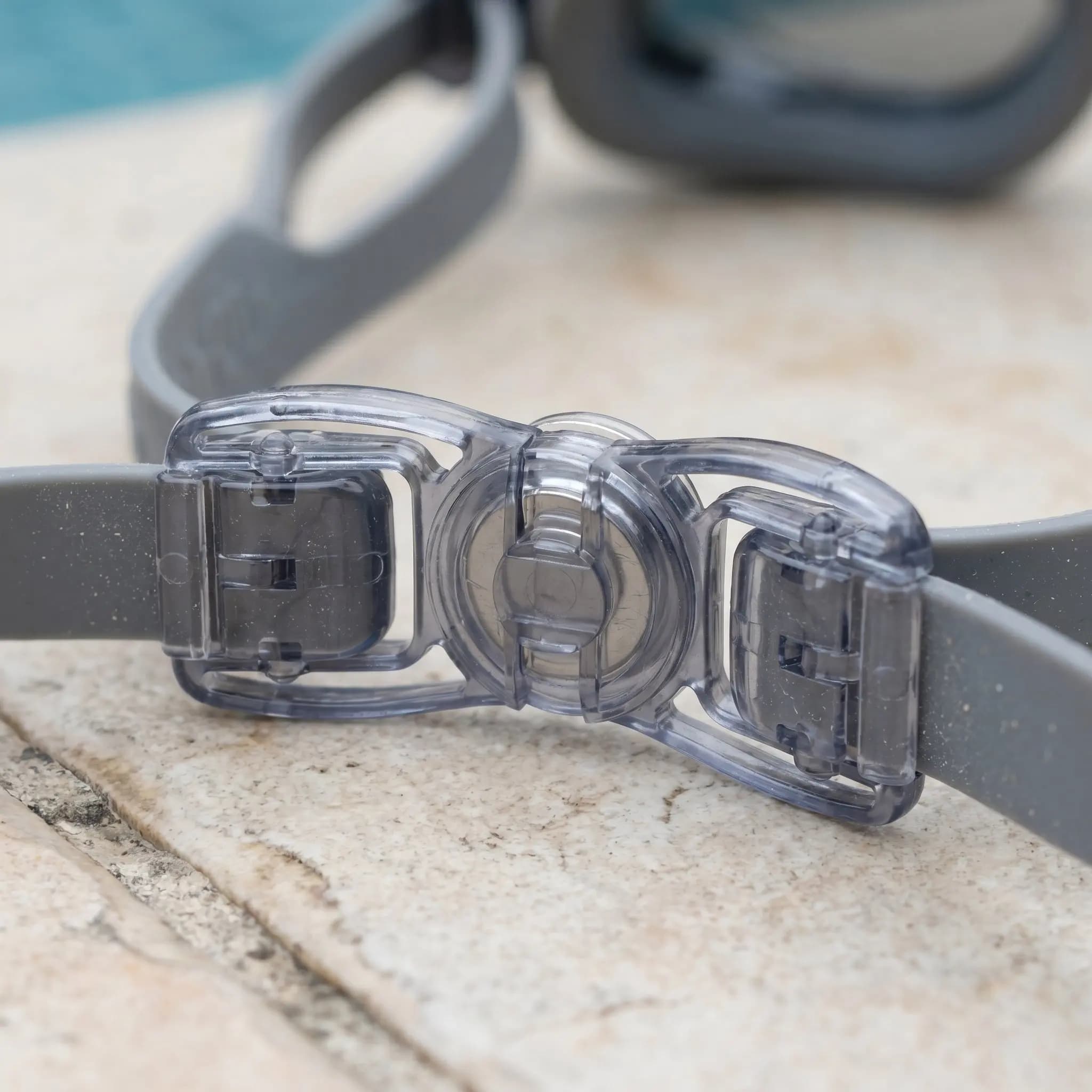 4Pcs Universal Swim Goggles Buckles Plastic Clip-on Replacement Head Strap Button Swimming Glasses Accessory Black