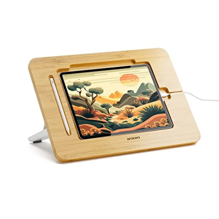 Supporto per Tablet - Portatile e Regolabile a 5 Angoli, Supporto per Laptop, Supporto per Lettura Libri, Compatibile con ch