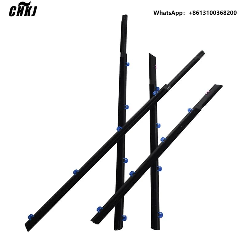 CHKJ4 PCS Weatherstrip Window Moulding Trim Seal Belt 72450-TR0-A01 72410-TR0-A01 72950-TR0-A01 72910-TR0-A01 Compatible with Ho