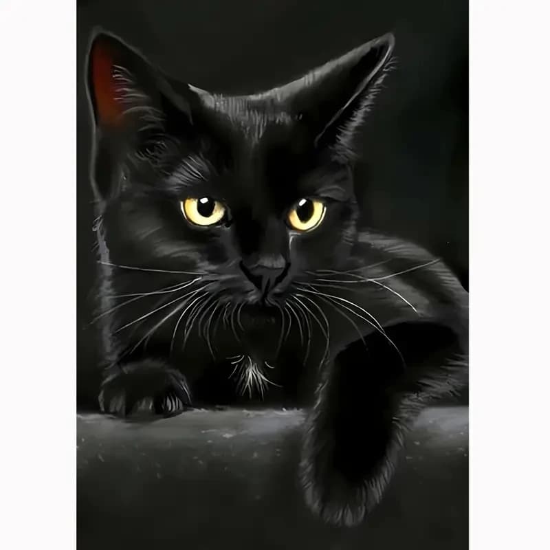 500/1000/1200/2000pcs Black Cat Puzzle High Difficult Jigsaw Puzzle Adult Puzzle with Storage Box Office Decor Home Wall Decro