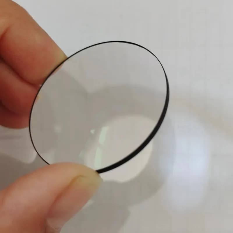 Diametro 40,4 mm, lunghezza focale 99 mm Lente piano-convessa da utilizzare come obiettivo o oculare nei microscopi e telescopi fai da te