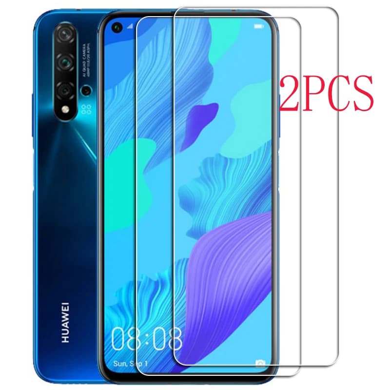 Per Huawei nova 5T vetro temperato protettivo su YAL-L21, YAL-L61, YAL-L71, YAL-L61D pellicola protettiva per telefono da 6.26 pollici