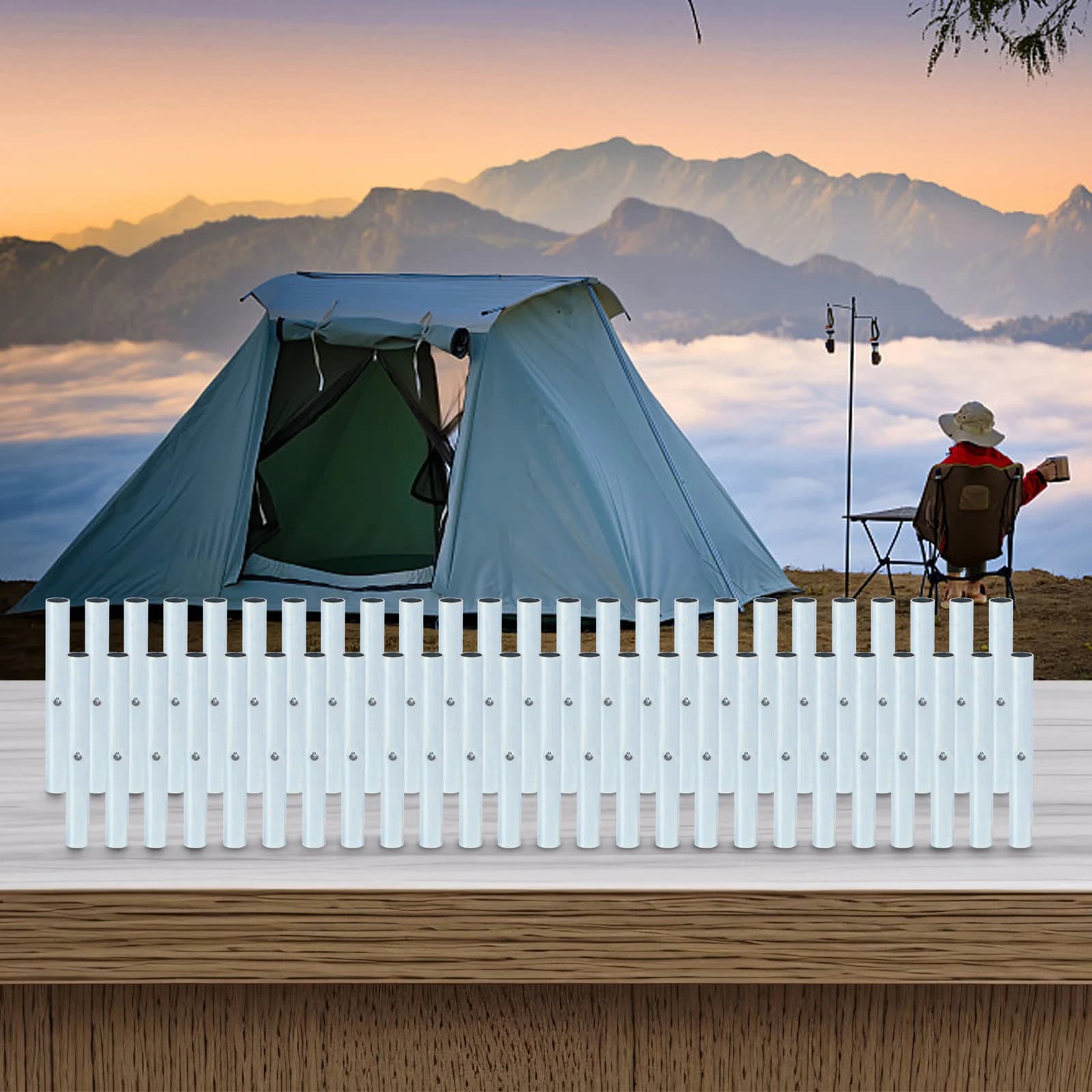 For Outdoor Equipment Camping Tent Connector Outdoor Camping 6cm Long Diverse Outdoor Equipment Easy To Carry And Store