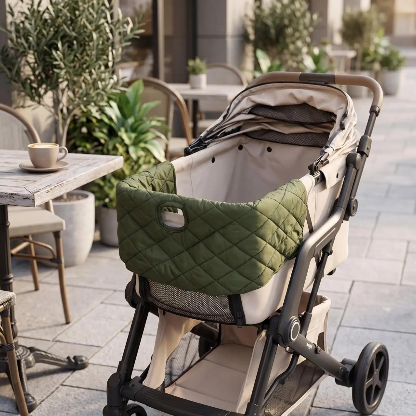 Car Seat Cover for Dog Stroller Protection Pad with Handhold Opening for Pet Carriage
