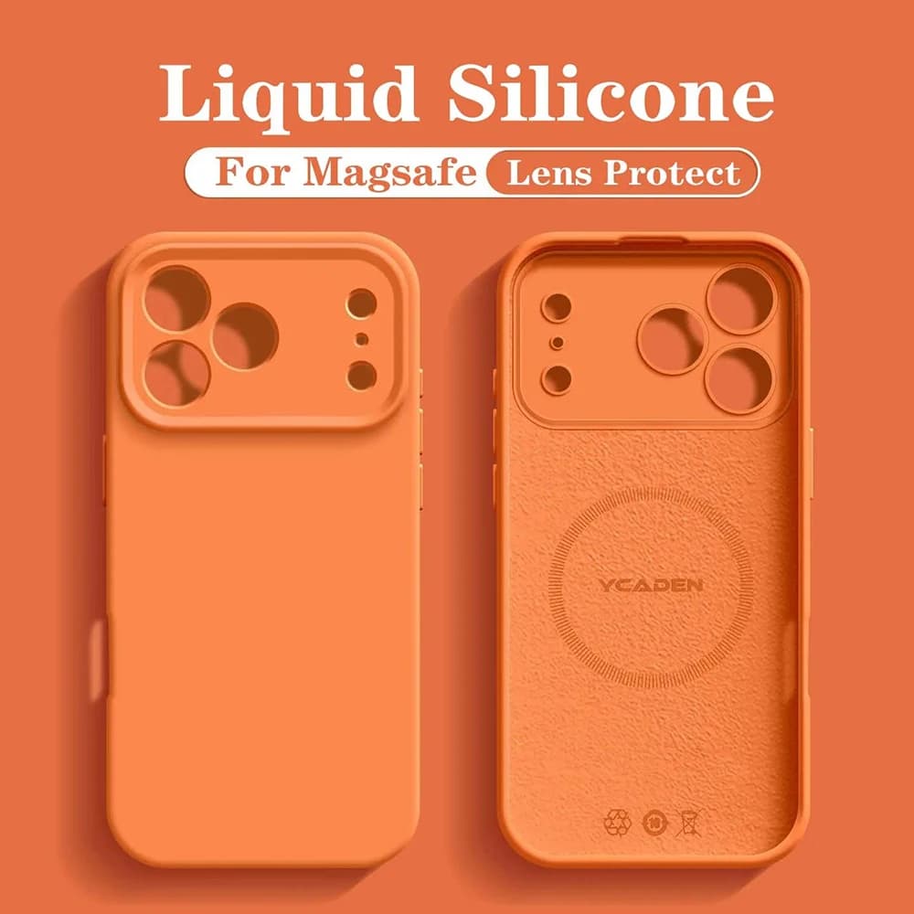 For Magsafe Phone Case For iPhone 17 Pro Max 16 15 Pro Max 17Pro Original Liquid Silicone Cases For iPhone 13 14 Pro Max Cover