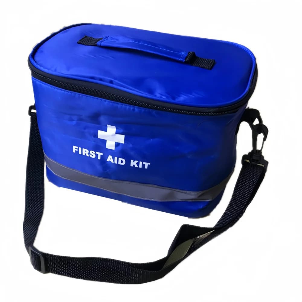 Kit di pronto soccorso professionale portatile borsa Kit medici di emergenza all'aperto rosso con tracolla a striscia riflettente con simbolo incrociato