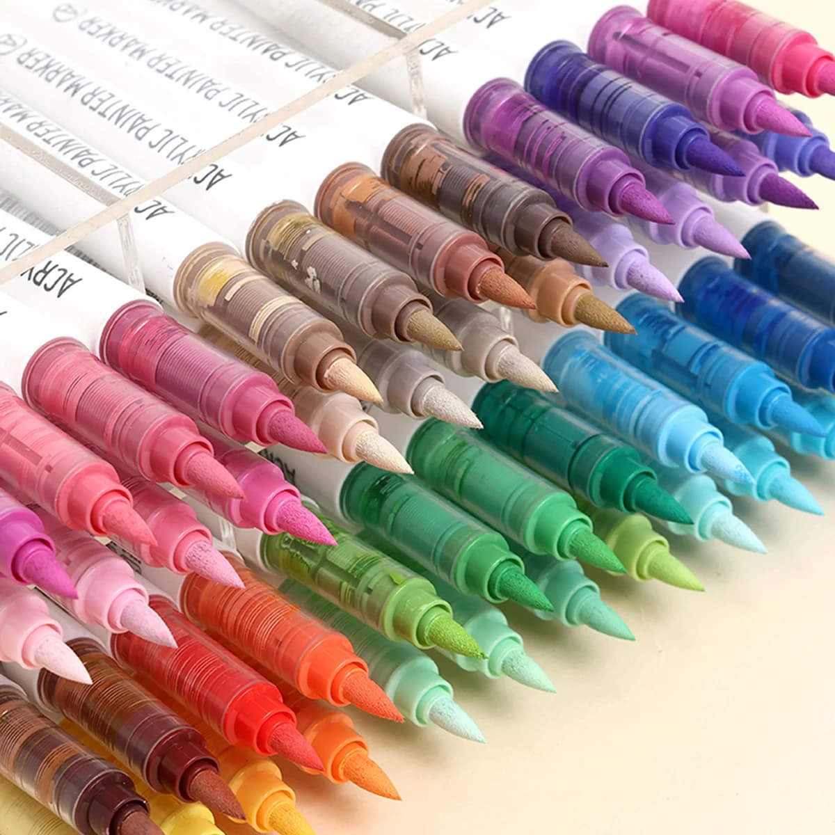 9 Colors/Set Acrylic Paint Art Marker Pen DIY Graffiti Drawing Pens For Notebook Diary Writing Painting Stationery
