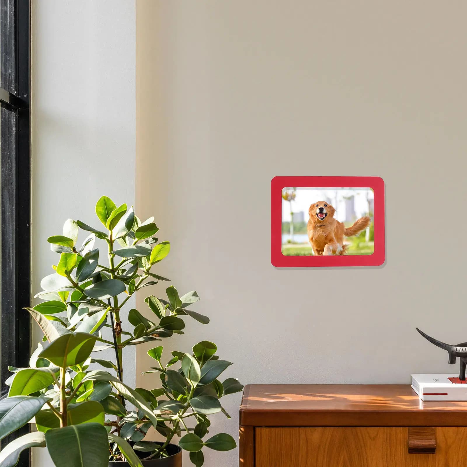 Cornice magnetica per foto da 5 pezzi, cornice magnetica per foto per foto di famiglia, premi, opere d'arte, decorazioni per la casa e l'ufficio