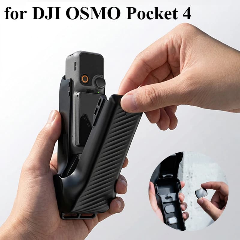 Custodia Protettiva per DJI Osmo Pocket 4, Scatola Porta Accessori e Filtri, Tappo Lente, Custodia Rigida per Fotocamera DJI Pocket 4