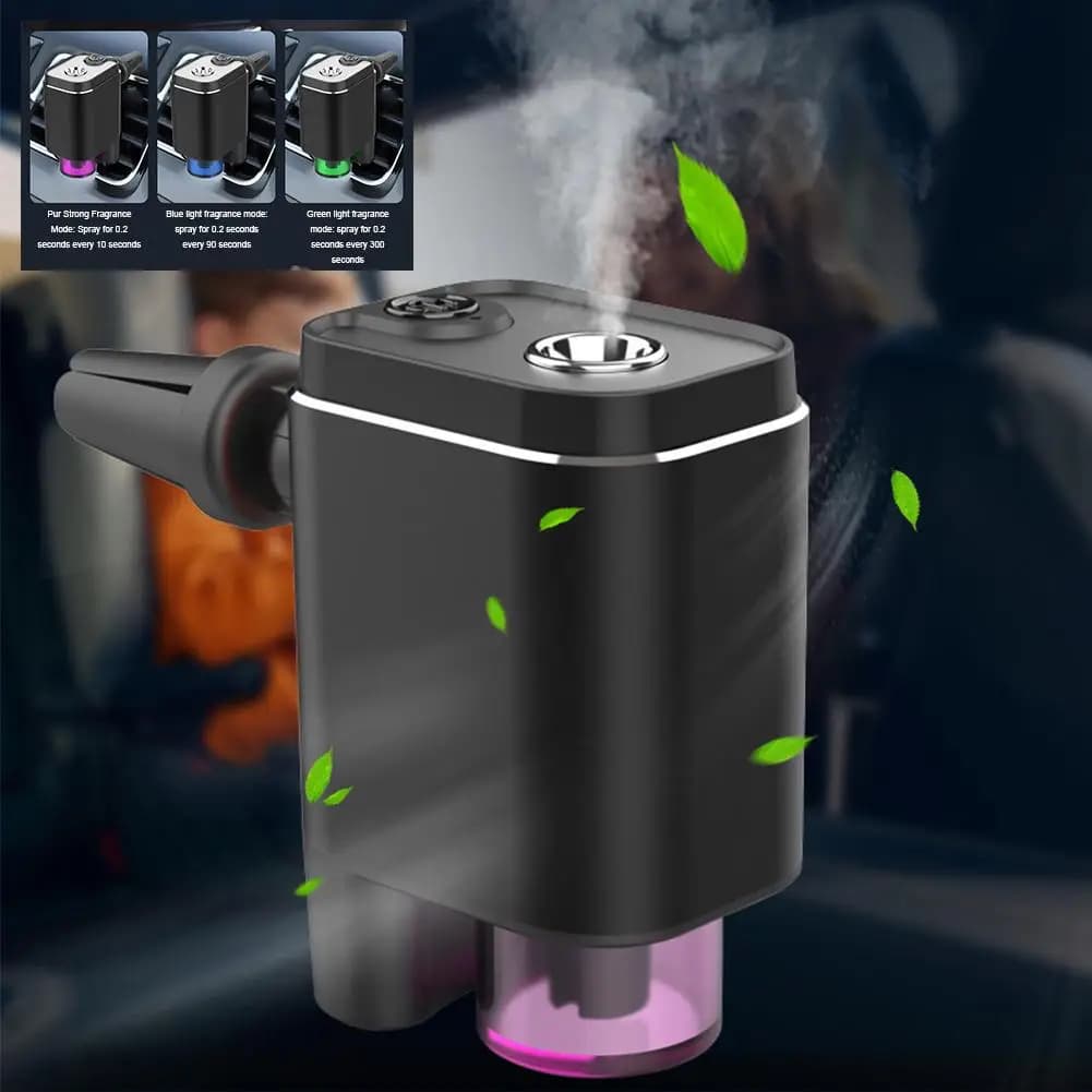 Smart Car Aromatherapy Diffuser Essential Oil Neck Humidifier Deodorant for Vent Clip Fragrance Diffuser for Auto Aromather G4Z7