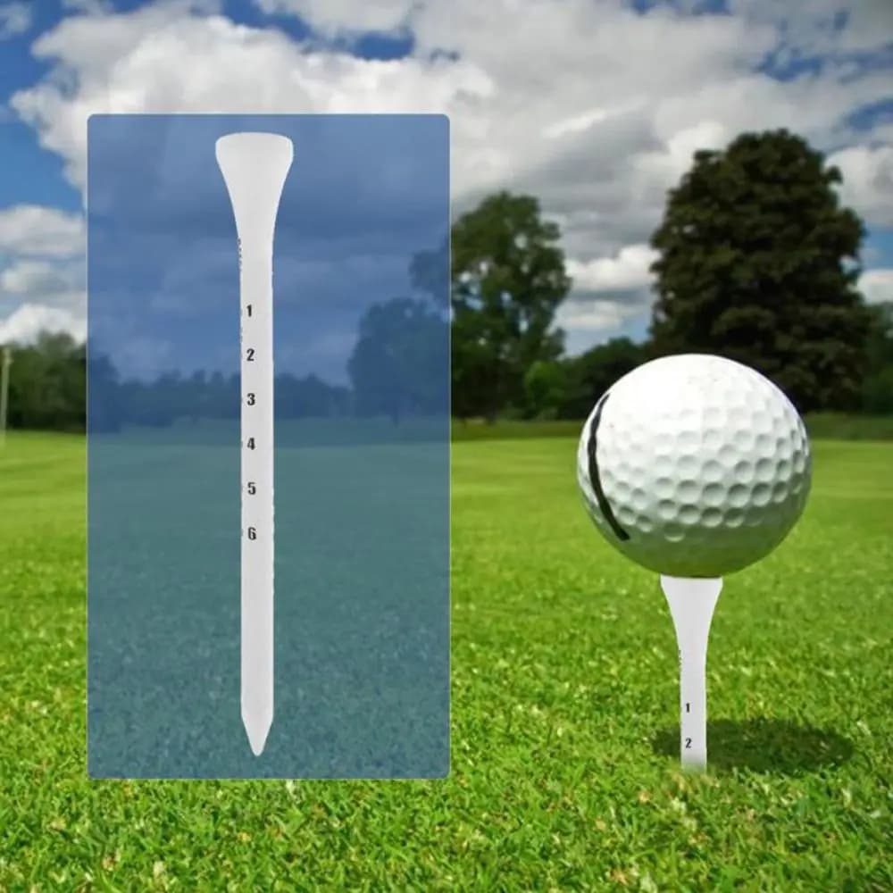 Wooden Scale 83mm Professional Tee Golf Tees Ball Socket Golf Holder