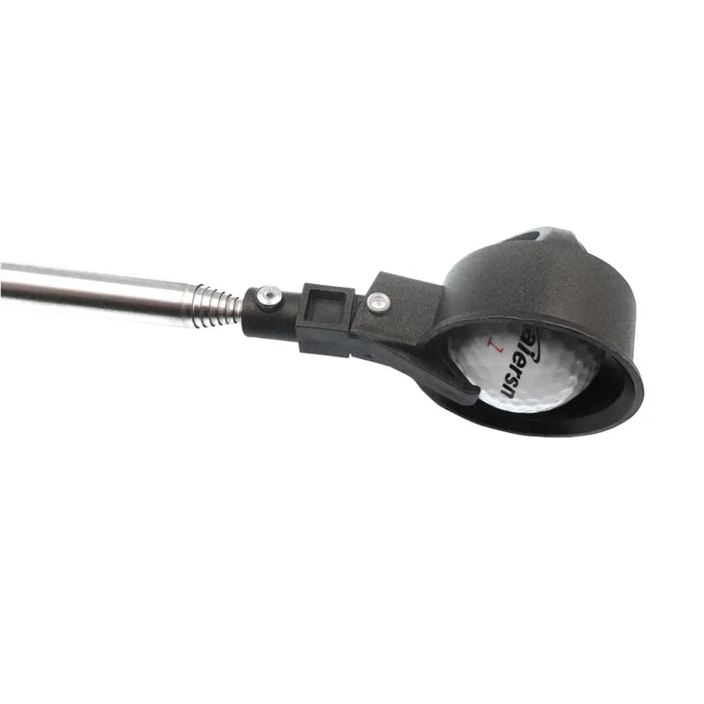 Raccogli Palline Telescopico per Pratica Golf, Asta in Acciaio Inossidabile, Lunghezza Massima 2M, Impugnatura Comfort in ABS, Blocco Automatico