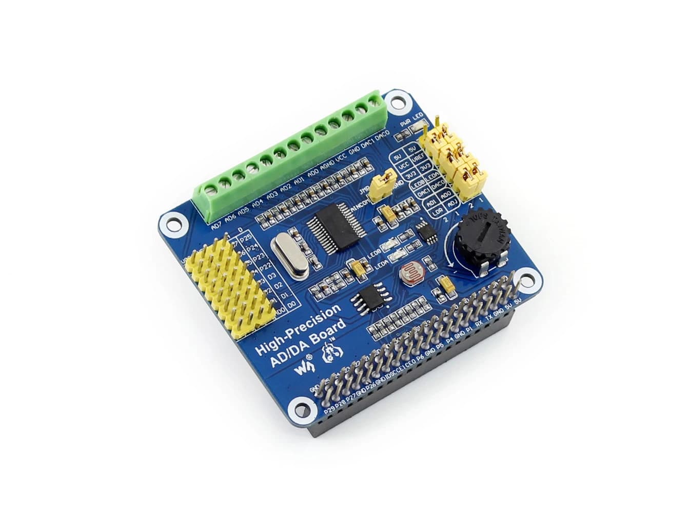 Scheda AD/DA ad alta precisione, espansione AD/DA Raspberry Pi, supporta schede serie Raspberry Pi, Jetson Nano