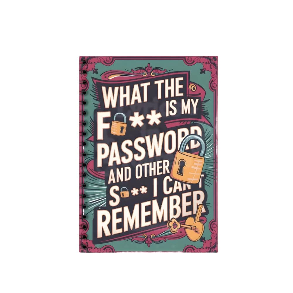 New Popular Cross-border 100 Pages A5 Password Protected Spiral Notebook, Sketchbook, Diary & Writing Book