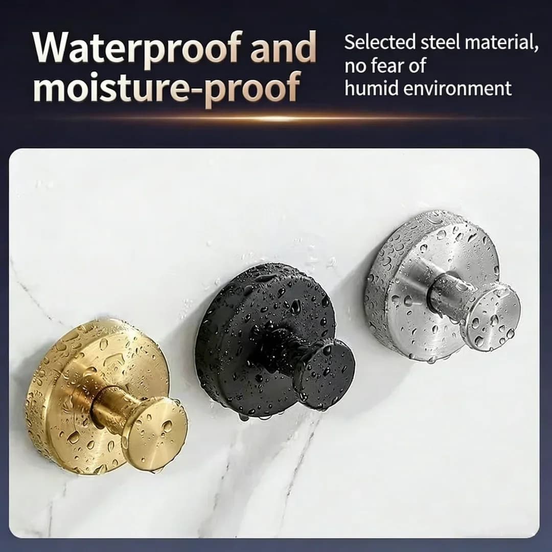 2026 New Punch-Free Vacuum Suction Cup Wall Hooks for Kitchen Bathroom - Glass Towel Handbag Holder Sticky Rubber Suction