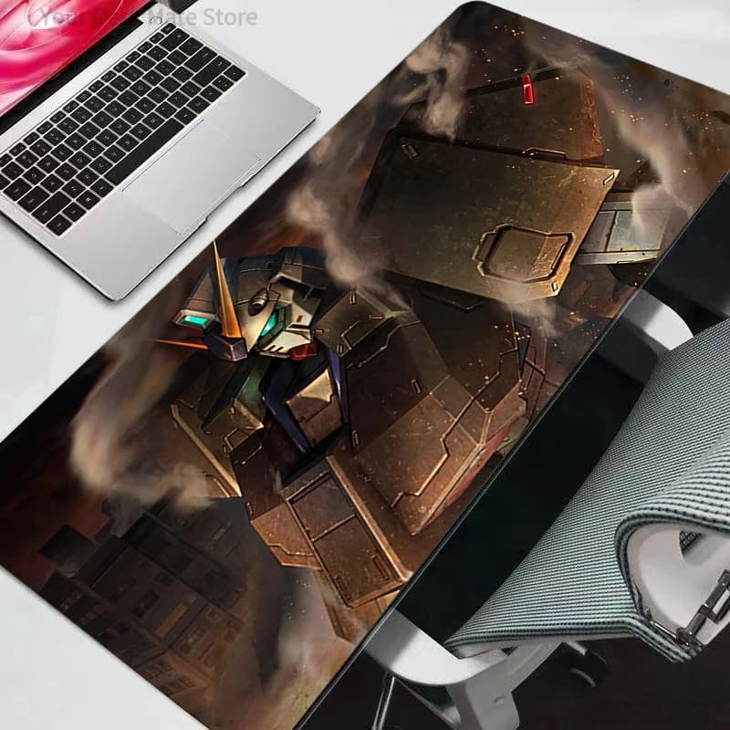 Tappetino per mouse Mobile Suit Gundam Accessori da gioco PC Gamer alfombrilla xxl Tappetino per scrivania per computer Tappetino per mouse per tastiera Varmilo