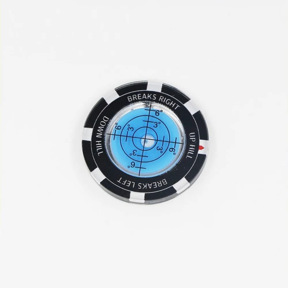 High Precision Golf Tools Leveler Ball Marker Clear&Transparent Golf Slope Meter Easily Use Versatile Design Golf Spirit Level