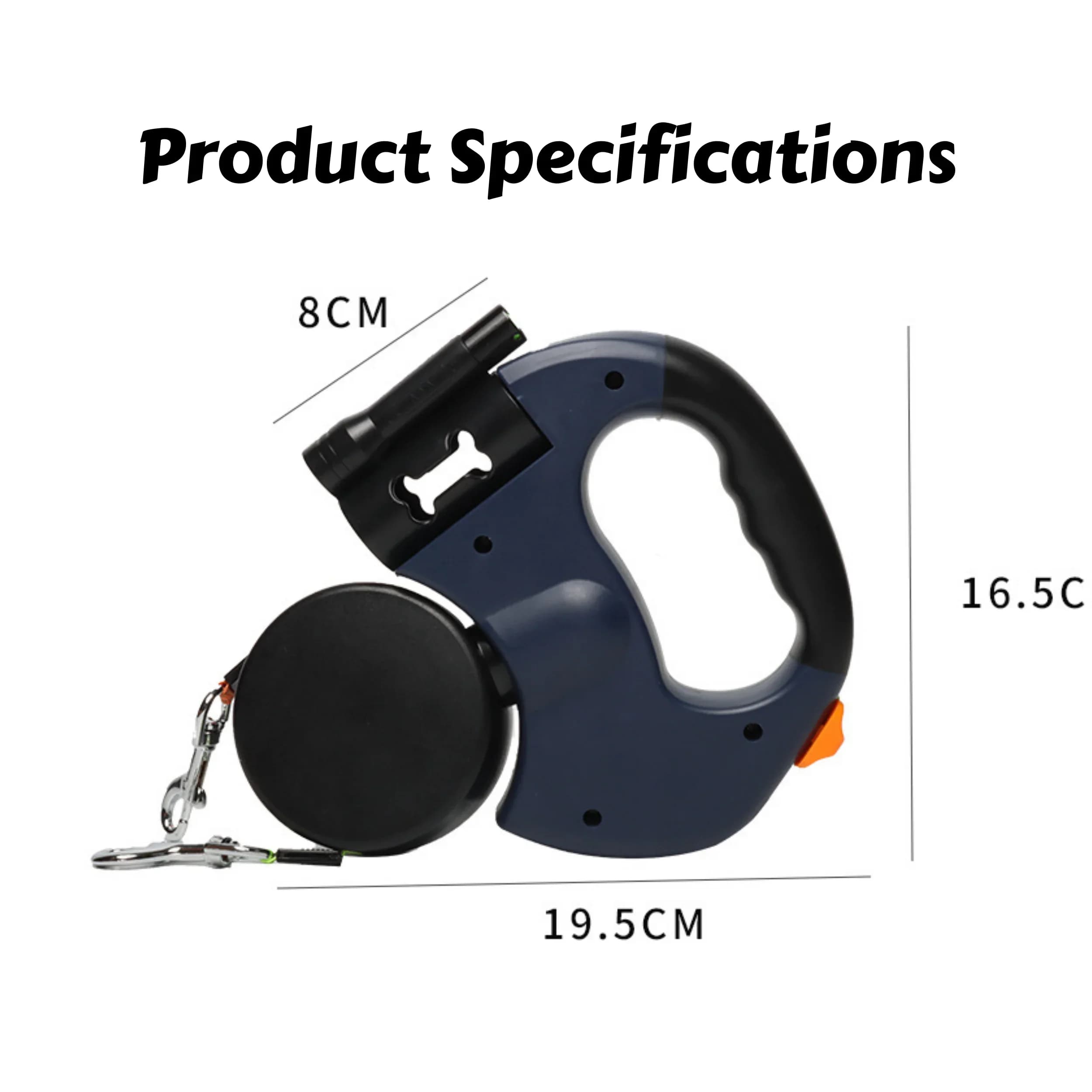 Guinzaglio retrattile doppio per cani con luce LED, girevole a 360 gradi, senza grovigli per ogni frenatura indipendente per cani con cavi riflettenti 3M