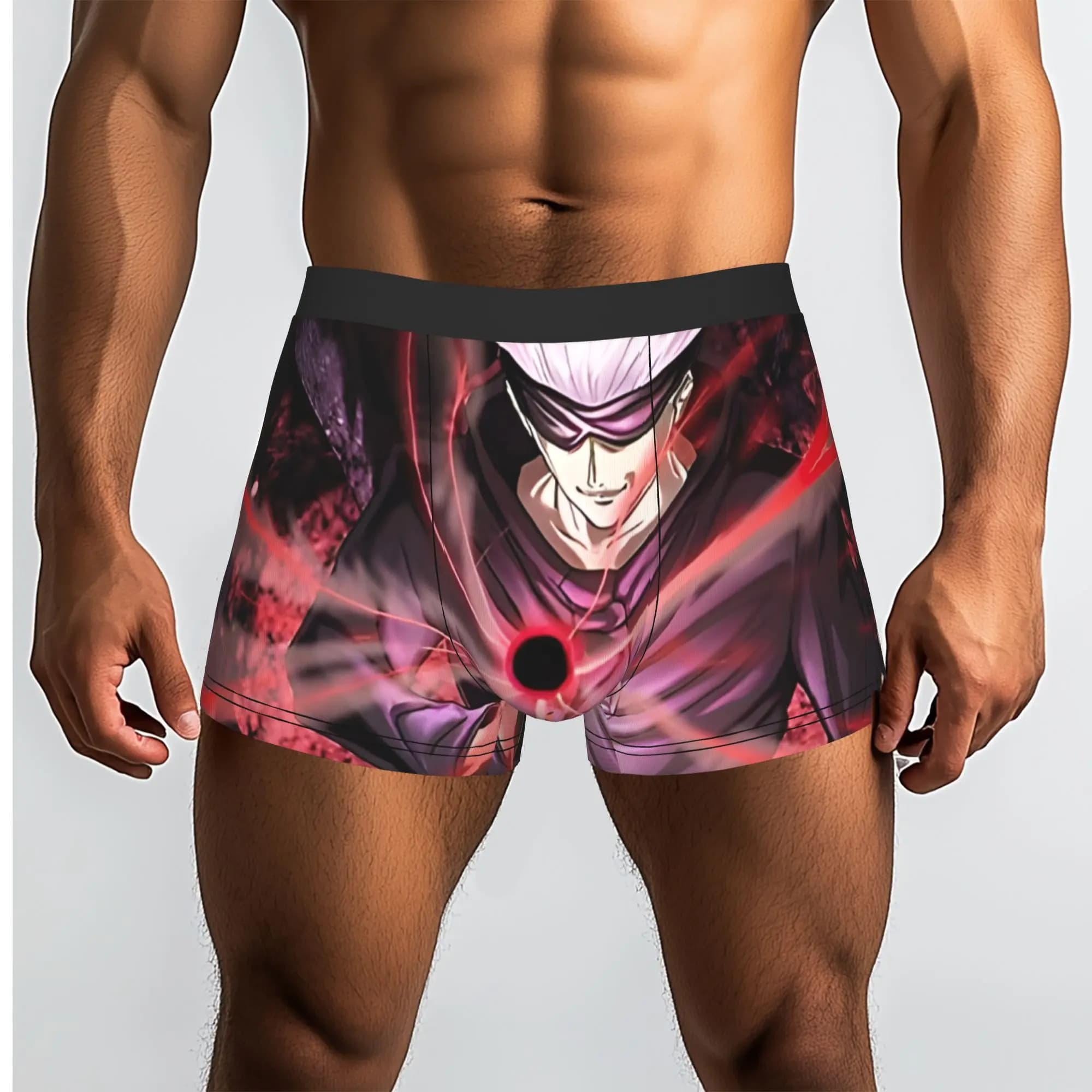 Iconic Style Bandai Jujutsu Kaisen Underpants Homme Mutandine da uomo con stampa di mutande da uomo Boxer Briefs