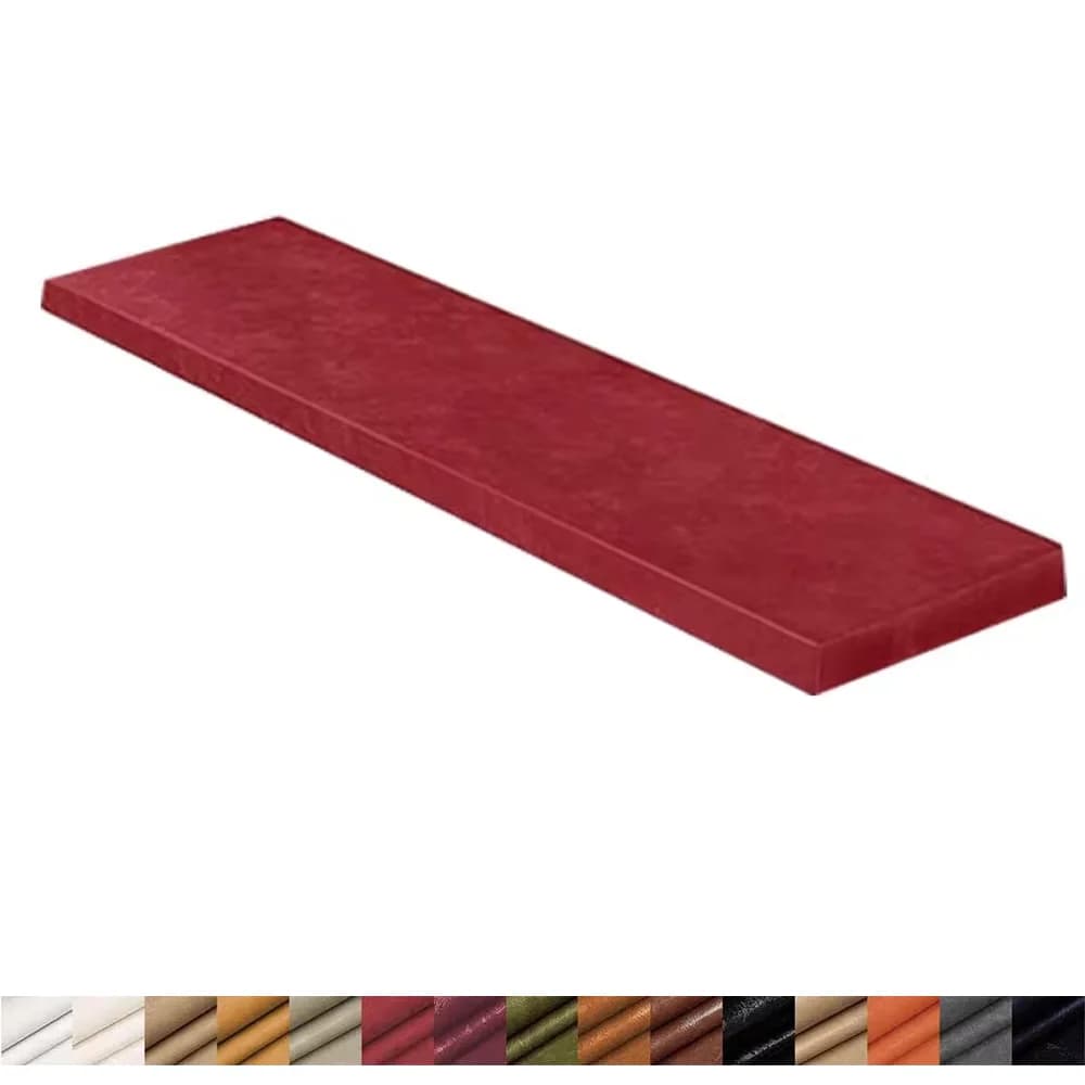 Cuscino per panca impermeabile personalizzato Cuscino per sedili da giardino in pelle cerata Materasso lungo Cuscino per sedile per sedia Cuscini decorativi da giardino Altalene