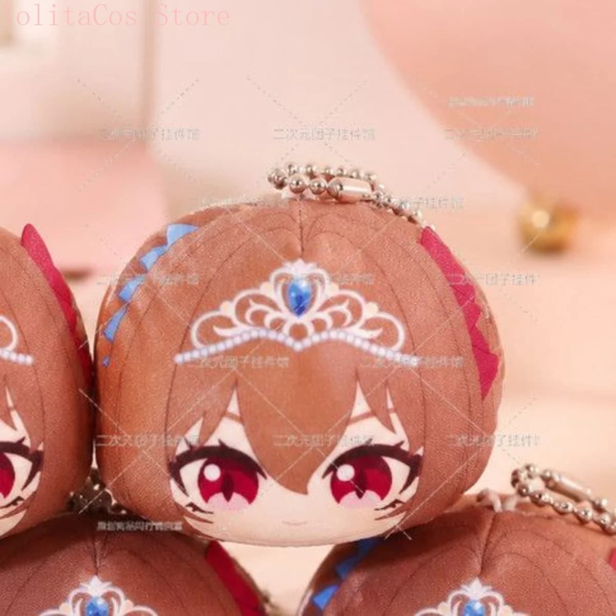 Umamusume Pretty Derby Daiwa Scarlet Aston Machan Gentildonna Plush Doll Cotton Ball Keychain Pendant Birthday Gift Xmas Cosplay