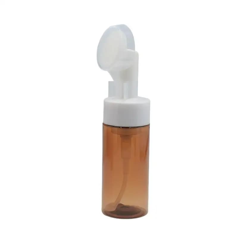 【HM】Flacone schiumogeno per sapone, dispenser con pompa per detergente viso in plastica, con testina in silicone, flacone ricaricabile per shampoo