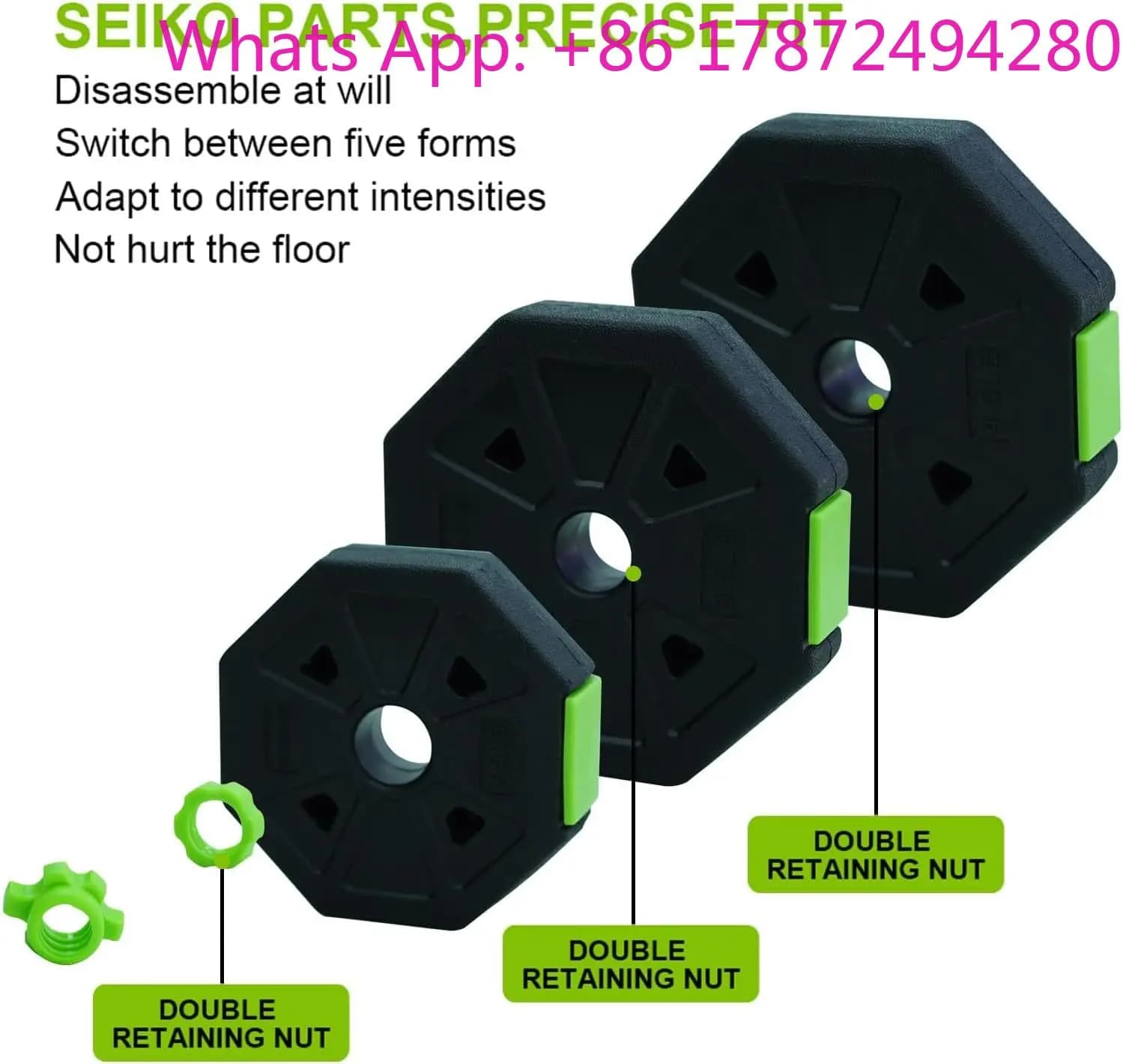 66lbs/88lbs 4-in-1 Adjustable Kettlebell Set: Multifunctional Fitness Equipment for Gym & Home Use
