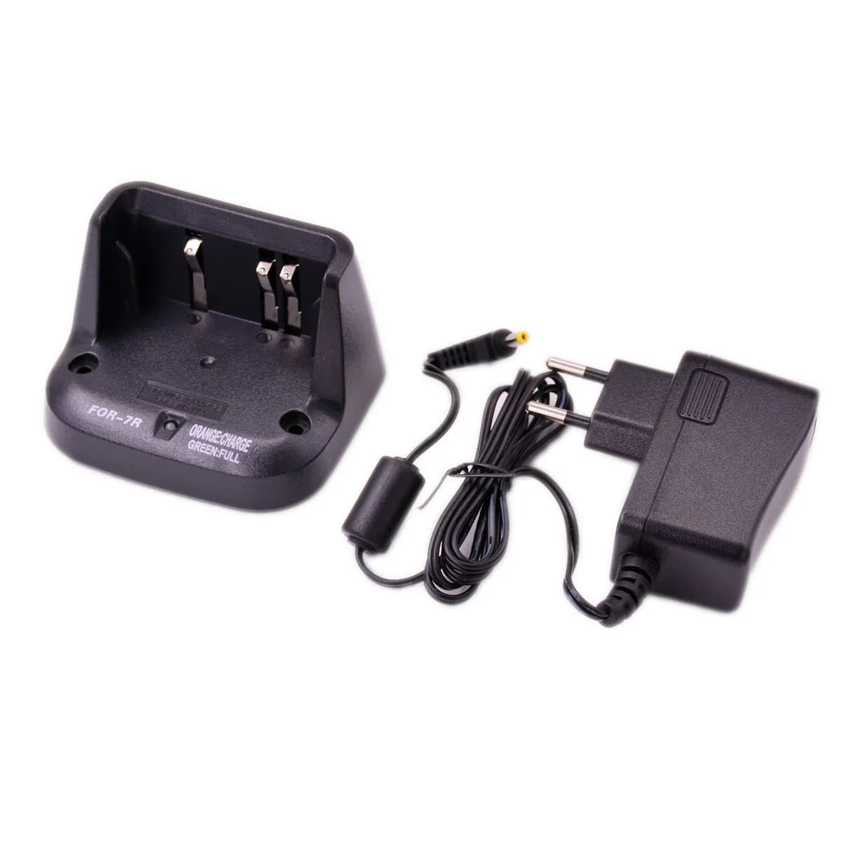 Vassoio per caricabatterie da tavolo HAM Radio e adattatore per spina ca per Yaesu VX5R VX6R VX7R sostituzione accessorio per alimentatore Walkie Talkie