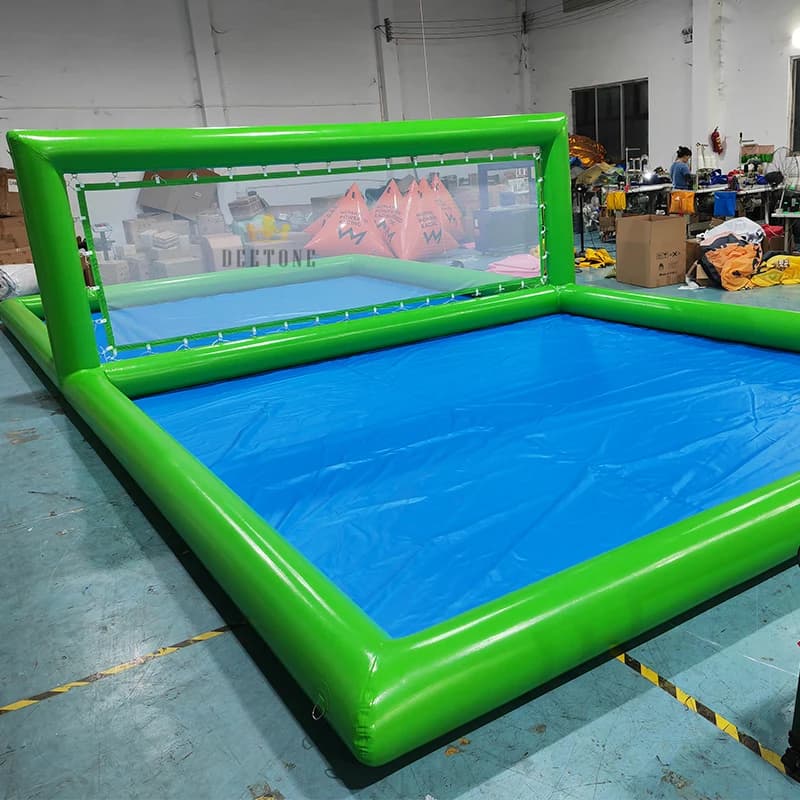 Cheap Inflatable Floating Volleyball Camp for Summer Water Sports, Inflatable Floating Volleyball Network
