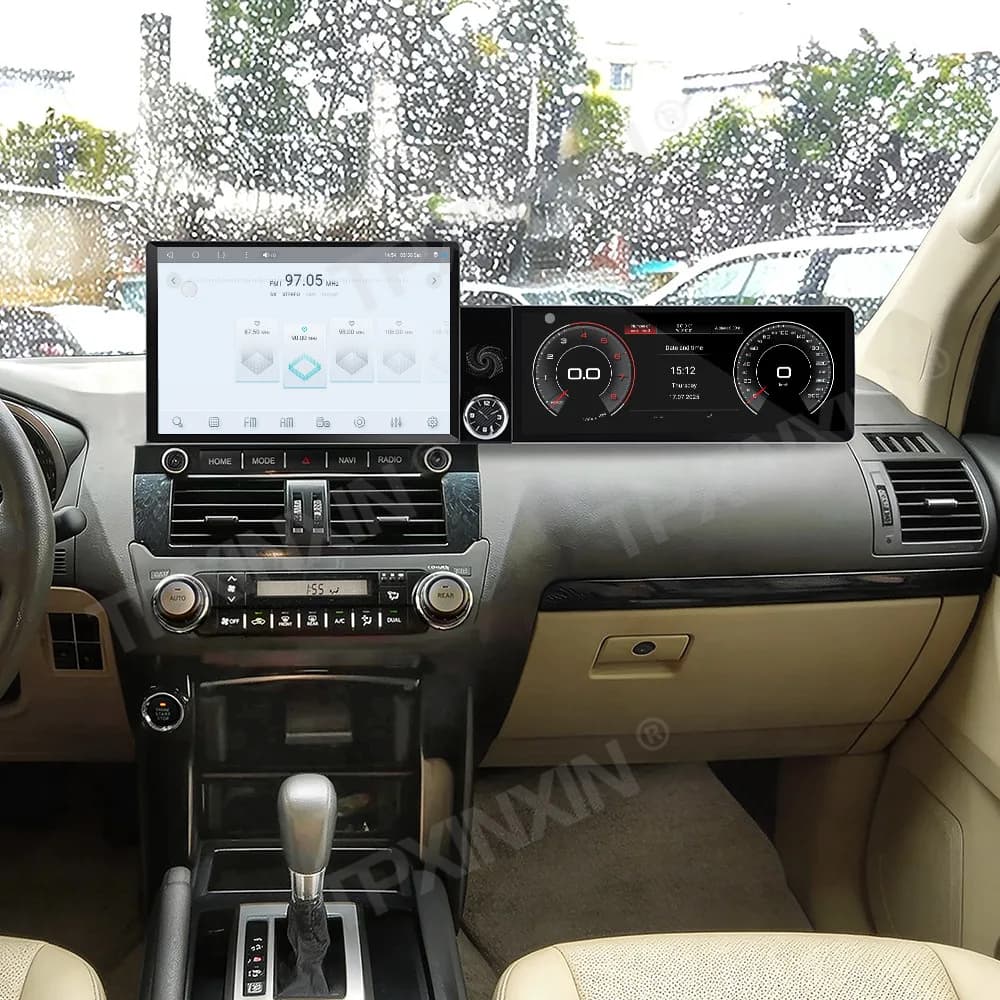 Car Accessories Radio For Toyota Land Cruiser Prado 2014-2017 Android Auto GPS Navigation Multimedia Stereo Receiver Head Unit