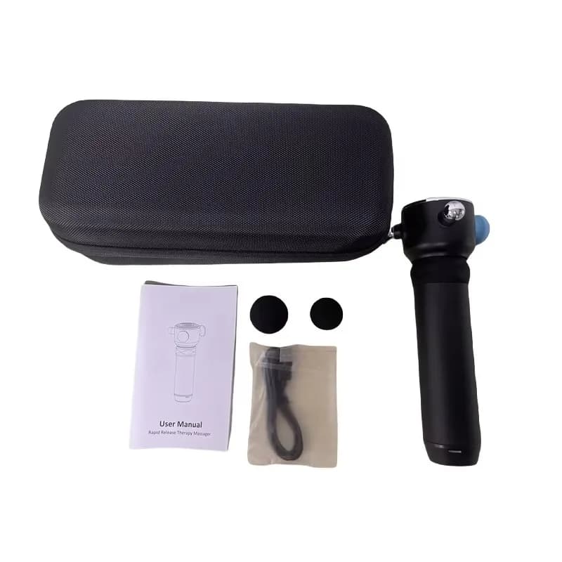 Portable RRT Percussion Massage Gun Deep Tissue Vibration Massager Sports Muscle Relax Equipment