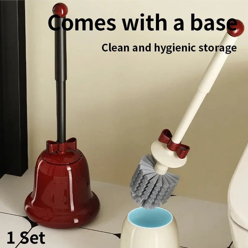 Toilet Brush Set – Household Long Handle No Dead Corners, Squatting Toilet Scrub, Bathroom Cleaning Tool