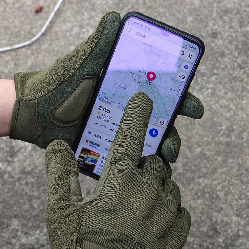 Super Technician Full Finger Tactical Gloves Touch Screen Non Slip For Military Fans Motorcycle Cycling Outdoor Sports Training