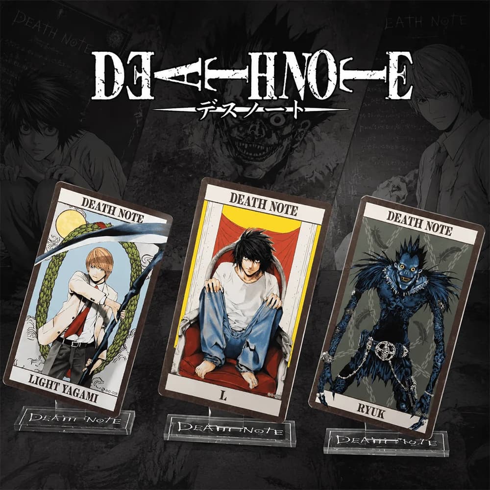 Anime Death Note Light Yagami 15cm Acrylic Stand Keychain Tarot Tabletop Ornament Desk Decor Otaku Collectible Merch Fan Gift
