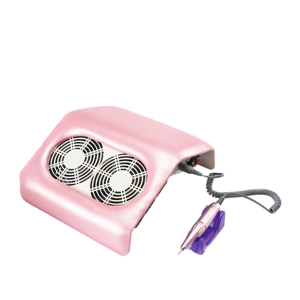 High-power electric nail vacuum cleaner, double fan with large dust collector, nail polishing, beauty and hairdressing equipment