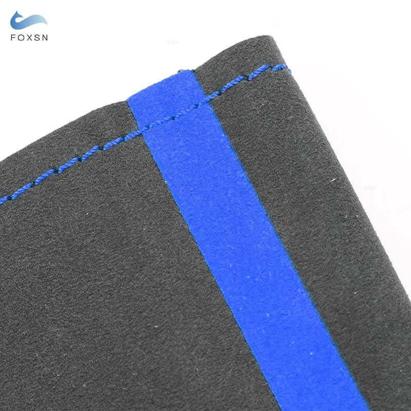 Blu-striscia For Fiat Bravo Punto Linea 2007-2019 Doblo Qubo For Opel Combo 2012-2017 Scamosciata Leather Steering Wheel Trim