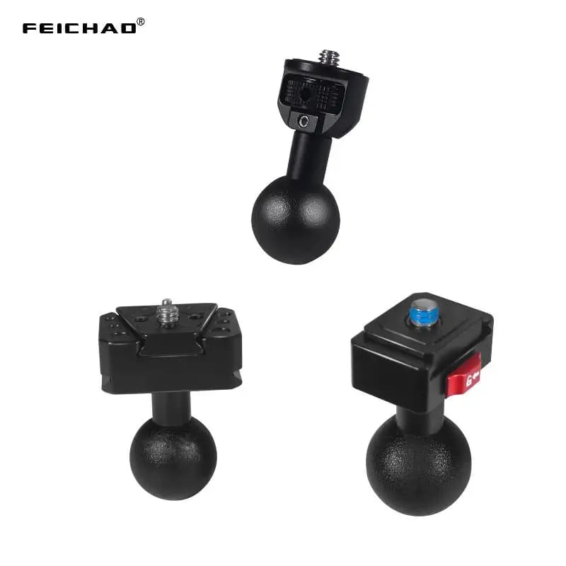 1 inch 25mm ball head adapter Quick release plate for Gopro 13 for OSMO 360 Action 5pro Cameras Sports bicycle tripod support